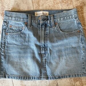 Denim Forum Light Blue Mini Skirt Size 25